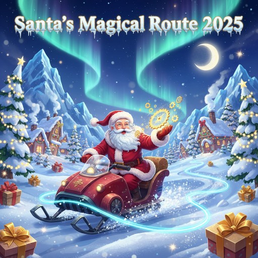 Santa's Magical Route 2025 Images