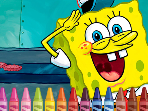 Sponge Bob Coloring Images