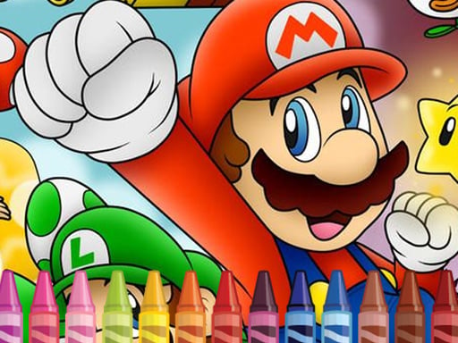 Mario Coloring Images