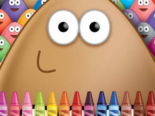 Pou Coloring Images