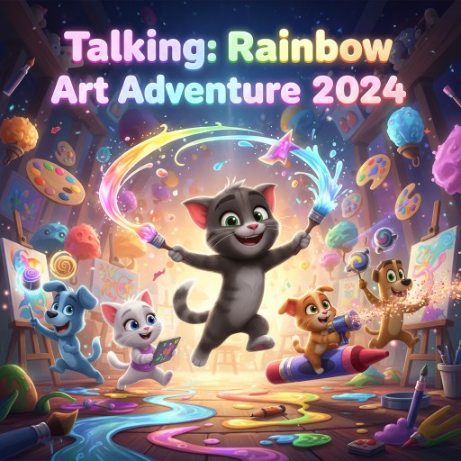 Talking Tom: Rainbow Art Adventure 2024 Images