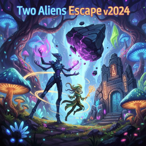 Two Aliens Escape v2024 Images