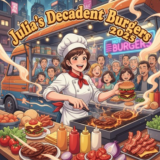 Julia's Decadent Burgers 2025 Images