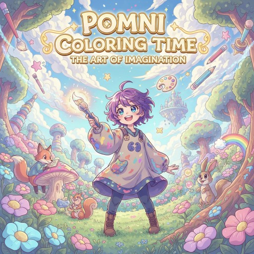 Pomni Coloring Time: The Art of Imagination Images