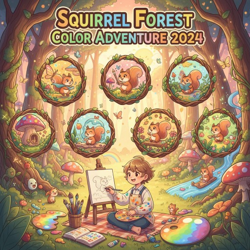 Squirrel Forest Color Adventure 2024 Images
