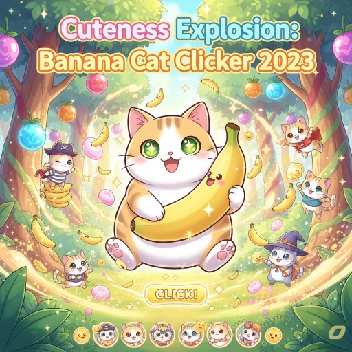 Cuteness Explosion: Banana Cat Clicker 2023 Images