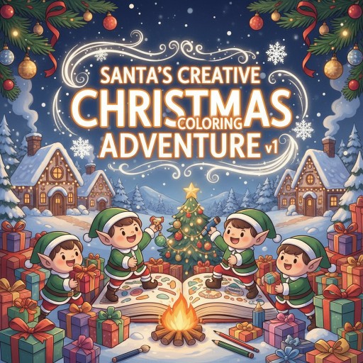 Santa's Creative Christmas Coloring Adventure v1 Images