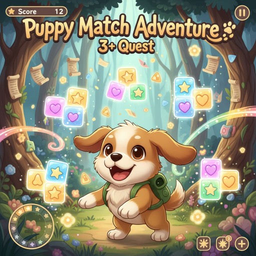 Puppy Match Adventure: 3+ Quest Images